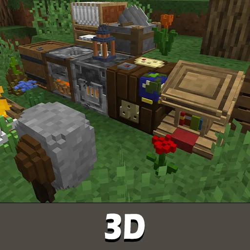 3D Texture Pack for Minecraft PE