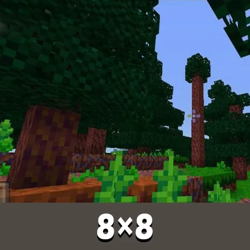 8×8 Texture Pack for Minecraft PE