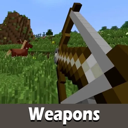 Aggressive Weapons Texture Pack for Minecraft PE