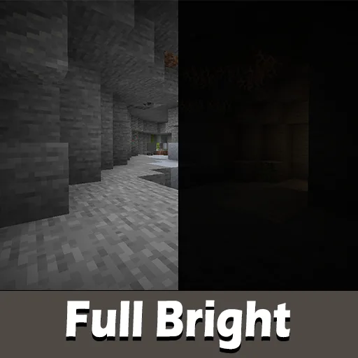 Full Bright Texture Pack for Minecraft PE