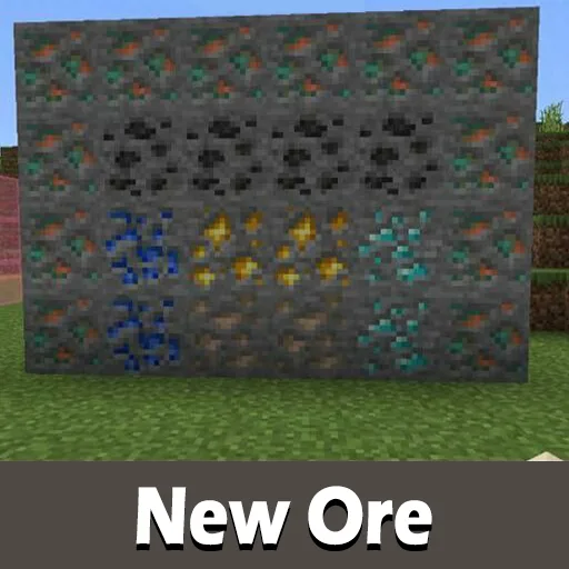 New Ore Textures for Minecraft PE
