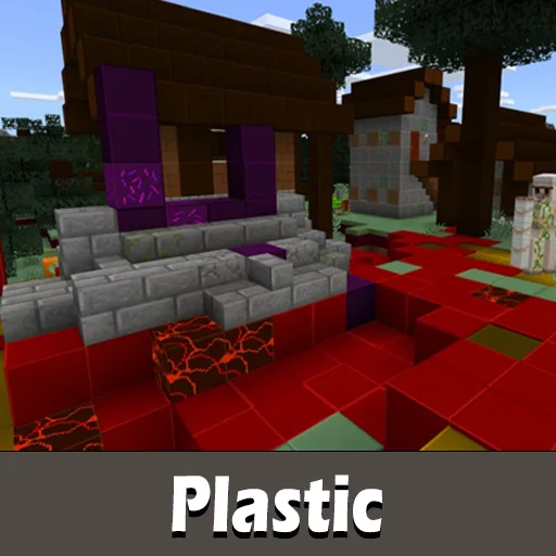 Plastic Texture Pack for Minecraft PE