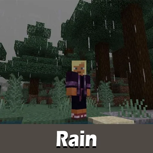 Rain Texture Pack for Minecraft PE