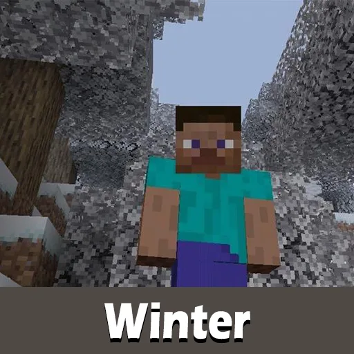 Winter Texture Pack for Minecraft PE